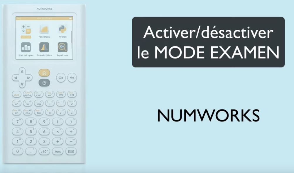 Comment utiliser le mode examen ? — NumWorks