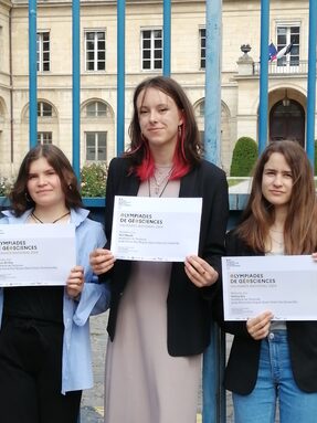 Médailles d'or aux Olympiades Nationales de Géosciences